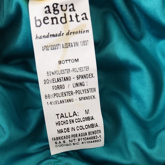 New!Agua Bendita Vini Alegria Bikini Bottom - Picture 13 of 14